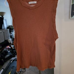 We The Free Terracotta Muscle Tee